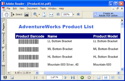 Adobe Reader - [ProductList.pdf]