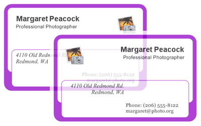 AJAX Business Card Generator