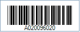 Sample of a Code 32 barcode
