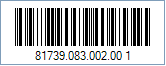 Sample of a Deutsche Post Leitcode Barcode
