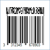 EAN-13 CC-B Barcode - Code property = 3312345678903|991234-abcd, AddChecksum property = True