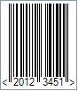 Sample of an EAN-8 Barcode