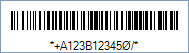 HIBC LIC 128 Barcode