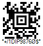 HIBC PAS Aztec Code Barcode - Code property = 1DIP98760
