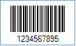 Sample of an Interleaved 2 of 5 Barcode