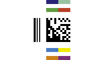 2D-Pharmacode Barcode - Extra Colors Variant B