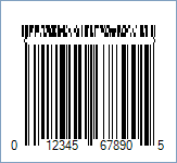 UPC-A CC-A Barcode - Code property = 01234567890|991234-abcd, AddChecksum property = True