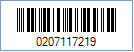 Sample of an OPC Barcode