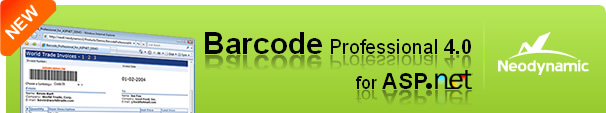 Neodynamic Barcode Professional 4.0 for ASP.NET