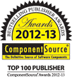 ComponentSource Bestselling Publisher Awards for 2012-2013