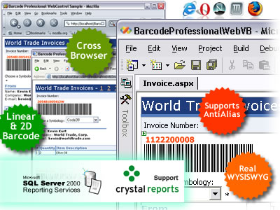 Screenshot of ASP.NET Barcode Professional 3.0
