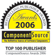 ComponentSource Bestselling Publisher Awards for 2006