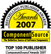 ComponentSource Bestselling Publisher Awards for 2007