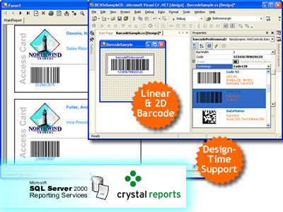 Screenshot of .NET Barcode Professional