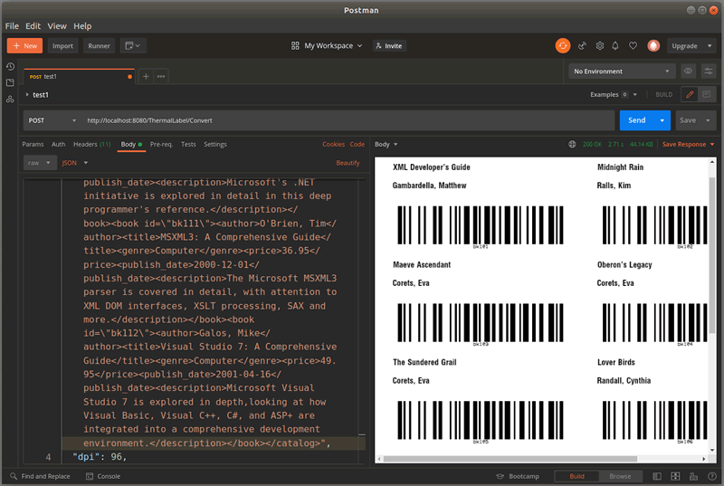 Avery Multicolumn Barcode Labels