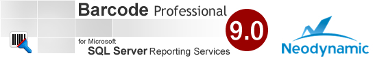 Neodynamic Barcode Professional for Reporting Services