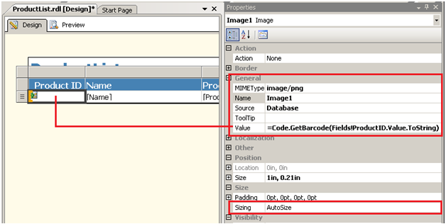 Visual Studio - Image settings for displaying barcodes