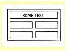 Table Items with Column Span and text