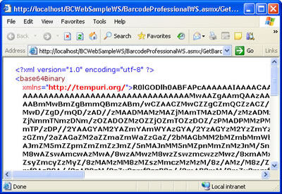 BarcodeProfessional Web Service