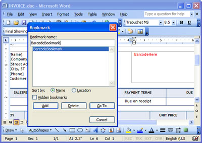 INVOIVE.doc - Microsoft Word