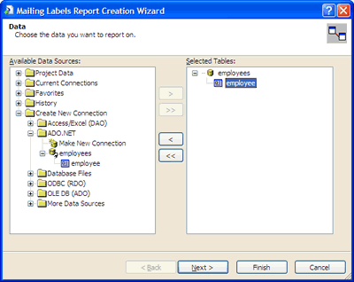 use label wizard to create record use label wizard to create record