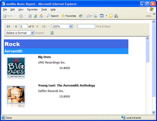 neoMix Music Report - Microsoft Internet Explorer
