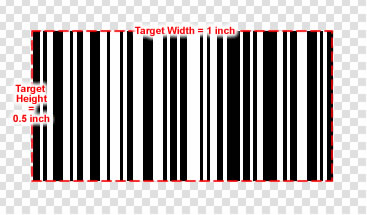 How to create barcodes using C# or VB.NET and Barcode Professional for Windows Forms that must fit a given size or area
