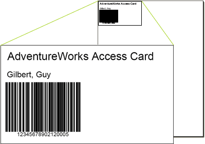 ASP.NET Server-side Printing - Access Card with Barcode printed on the server-side