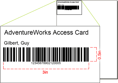 ASP.NET Server-side Printing - Access Card with Barcode fitting a given area printed on the server-side