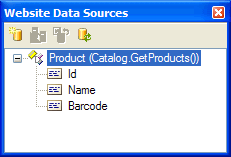 The object data source is available to be used in the report