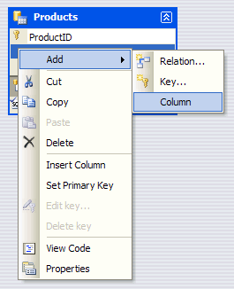 Adding a new Column to the DataTable for barcoding purpose