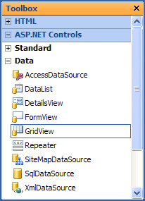 The GridView ASP.NET control