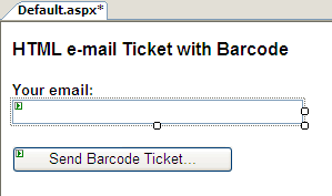 HTML e-mail Ticket with Barcode