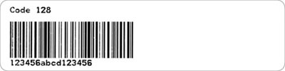 A Sample Label printed from Javascript and created by using TSC TSPL/TSPL2 commands
