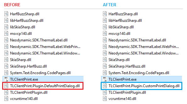 TLClientPrint required files