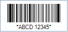 Sample of a Code 93 Barcode