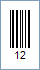 Sample of an EAN/UPC Add On 2 Barcode