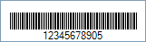 Sample of a IATA 2 of 5 Barcode