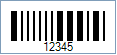Sample of a Pharmacode Barcode