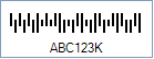 British Royal Mail 4-State Customer Barcode - Code property = ABC123