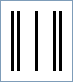 Example of USPS FIM barcode images