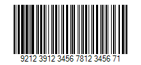 Example of a USPS Intelligent Mail Package (IMpb) barcode image