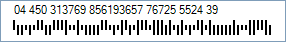 USPS Intelligent Mail Barcode - Code property = 0445031376985619365776725552439