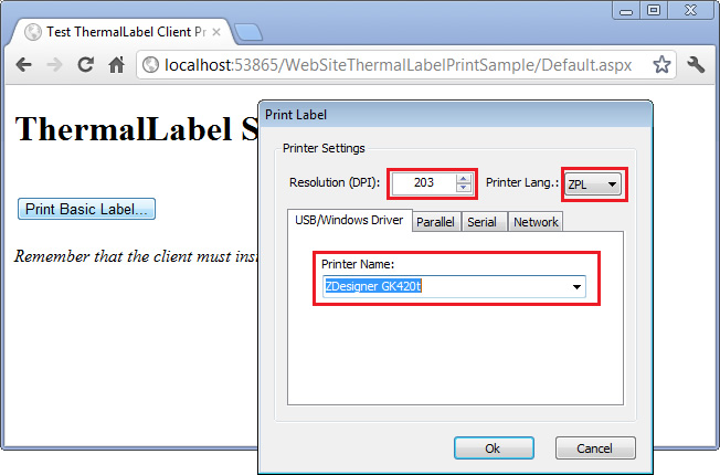 TLClientPrint default print dialog