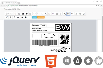 ThermalLabel Web Editor Add-on